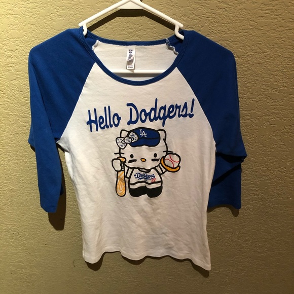 dodgers hello kitty shirt